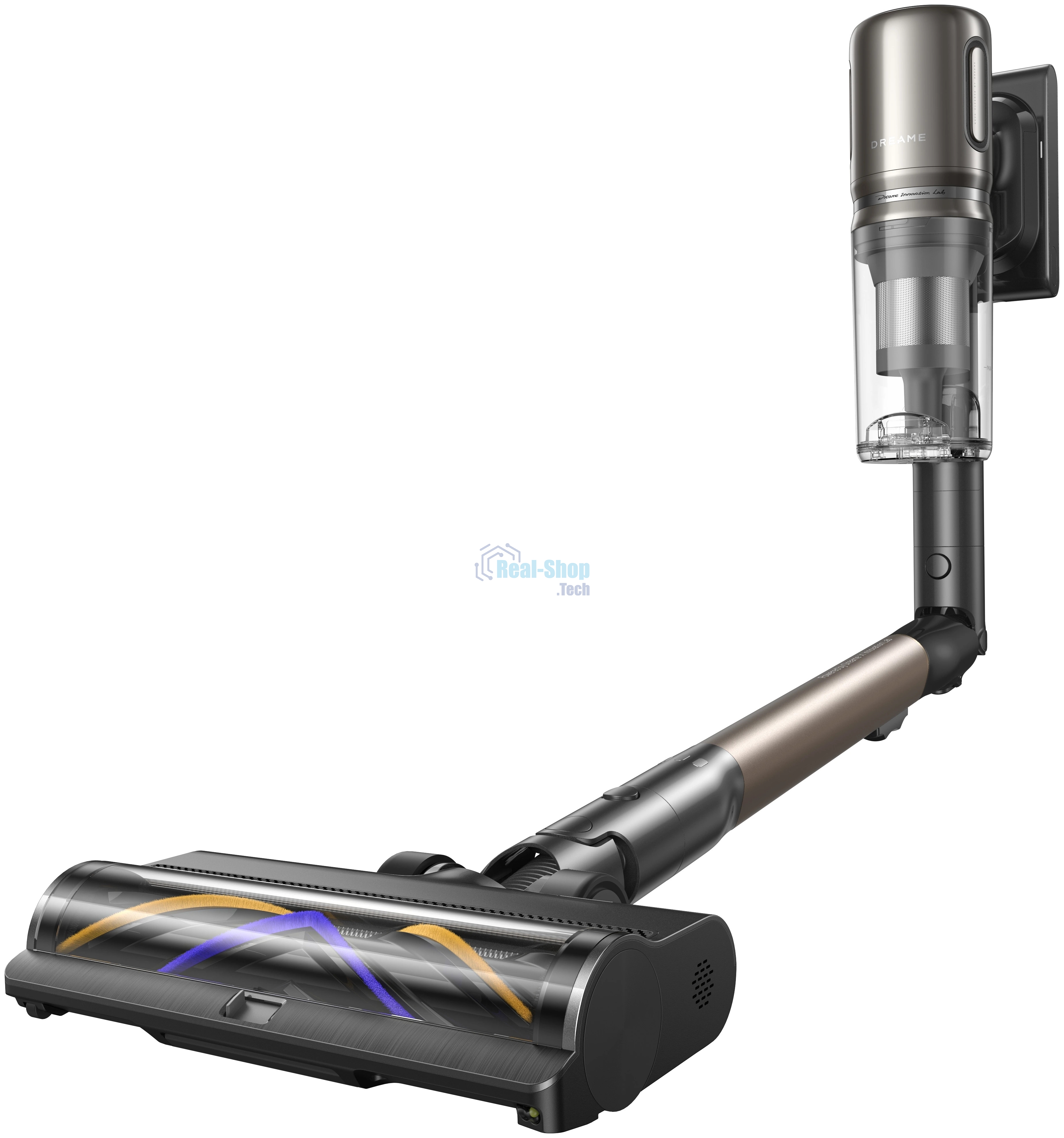Пылесос вертикальный Dreame Z40 Aqua Cycle Pro черный/золотистый, питание от аккумулятора, 250 Вт, уборка влажная/сухая, пылесборник 0.5 л