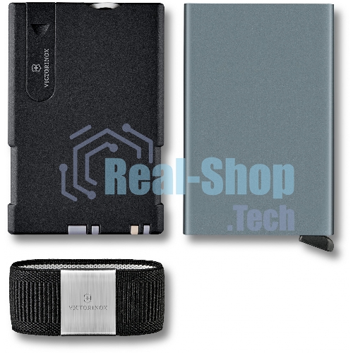 Швейцарская карта Victorinox Smart Card Wallet Sharp (0.7250.36) серый коробка подарочная