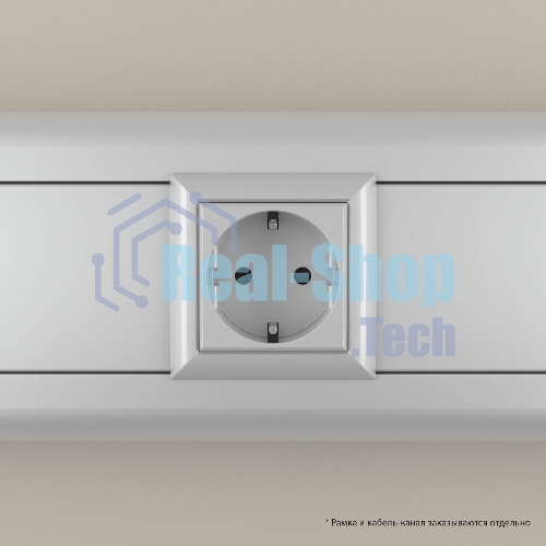 Розетка DKC Avanti 4404002 1-м 2 модуля, 