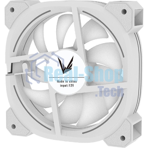 Вентилятор для корпуса Formula Nulight 12WH ARPW Reverse ARGb белый, 120 мм, 1500 об/мин, 25.34 дБ, 4 pin