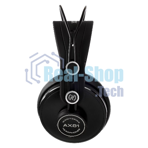 Проводные наушники Axelvox AX81 черный, полноформатные