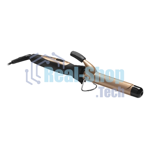 Щипцы для завивки волос BBK BST2501 черный/шампань, 25 мм, 200 °C, 1 режим