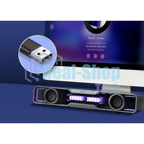 Колонки Edifier QS30 1.0 черный 5Вт BT