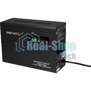 Стабилизатор напряжения Smartwatt AVR Triac 500TW 500ВА черный