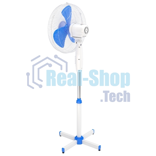 Вентилятор напольный Maxvi FS1645 white-blue