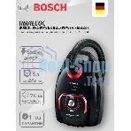 Пылесос Bosch BGL8POW3A черный, 650/890 Вт, уборка сухая, пылесборник мешок 5 л