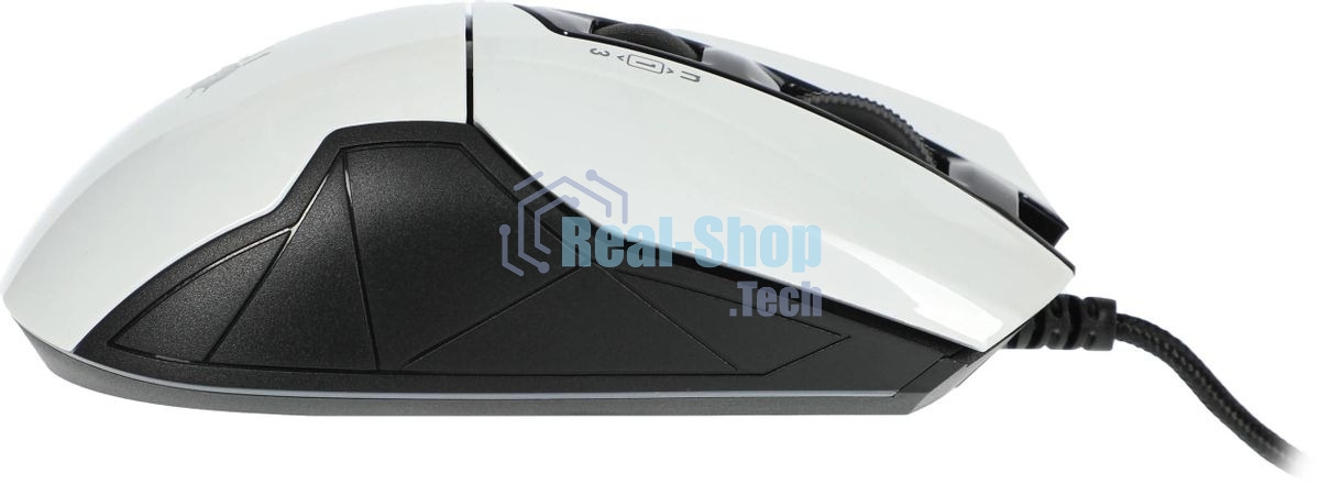 Мышь проводная A4Tech Bloody W70 Max белый, 10000 dpi, USB, кнопки - 9
