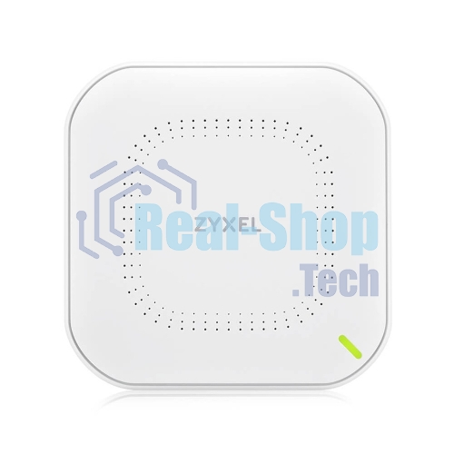 Точка доступа Zyxel NebulaFlex NWA50AX PRO, WiFi 6, 802.11a/b/g/n/ac/ax (2,4 и 5 ГГц), MU-MIMO, антенны 3x3, до 575+2400 Мбит/с, 1xLAN 2.5GE, PoE, без поддержки Captive portal и WPA-Enterprise, защита от 4G/5G, БП в комплекте