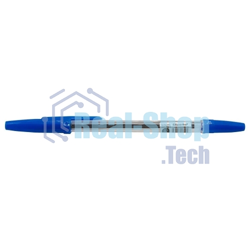 Ручка шариковая Silwerhof Basic прозрачный, d=0.7мм, синие чернила, сменный стержень, линия 0.5мм