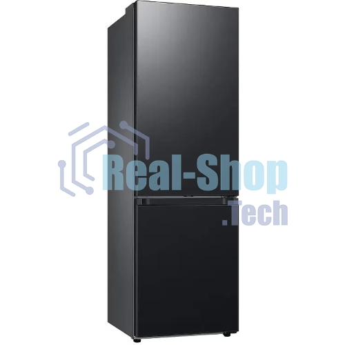 Холодильник Samsung RB34C7B5EB1/EF черный мат. двухкамерный 230/114л морозилка снизу, No Frost