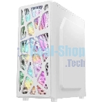 Компьютерный корпус Aerocool/Formula Mana белый без БП ATX 3x120мм 1xUSB 2.0 1xUSB 3.0 audio bott PSU