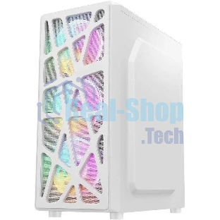 Компьютерный корпус Aerocool/Formula Mana белый без БП ATX 3x120мм 1xUSB 2.0 1xUSB 3.0 audio bott PSU