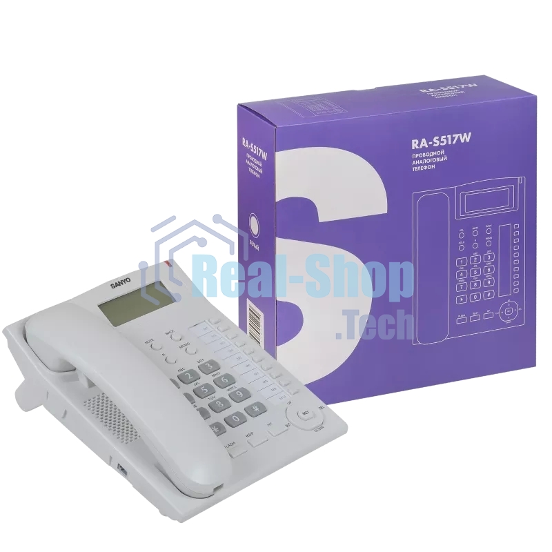 Телефон проводной SANYO RA-S517W белый