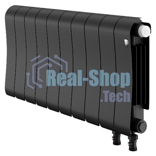 Радиатор биметаллический Royal Thermo Infinity 300 Noir Sable VR80 - 10 секц.