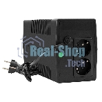 Источник бесперебойного питания ExeGate Smart LB-450.LCD.AVR.2SH (450VA/270W, LCD, AVR, 2*Schuko, батарея 12V 4.5Ah, Black)