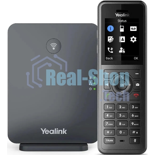 Телефон SIP Yealink W77P черный