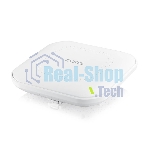Точка доступа Zyxel NebulaFlex NWA50AX PRO, WiFi 6, 802.11a/b/g/n/ac/ax (2,4 и 5 ГГц), MU-MIMO, антенны 3x3, до 575+2400 Мбит/с, 1xLAN 2.5GE, PoE, без поддержки Captive portal и WPA-Enterprise, защита от 4G/5G, БП в комплекте