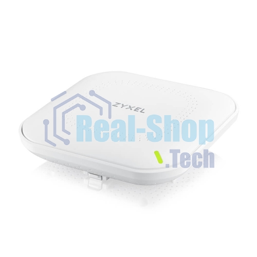 Точка доступа Zyxel NebulaFlex NWA50AX PRO, WiFi 6, 802.11a/b/g/n/ac/ax (2,4 и 5 ГГц), MU-MIMO, антенны 3x3, до 575+2400 Мбит/с, 1xLAN 2.5GE, PoE, без поддержки Captive portal и WPA-Enterprise, защита от 4G/5G, БП в комплекте
