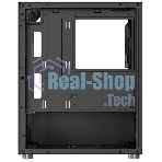 Компьютерный корпус Aerocool/Formula CS-111-G-BK-v1 (mATX, 0.5мм, стекло, USB 3.0 x1, USB 2.0 x2, 1x 12cm Black Fan)