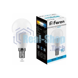 Лампа светодиодная Feron LB-750 11W 230V E14 6400K