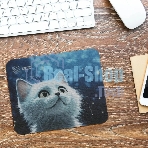 Коврик для мыши Cactus белый Cat 220x180x2мм (CS-MPC-P06XS)