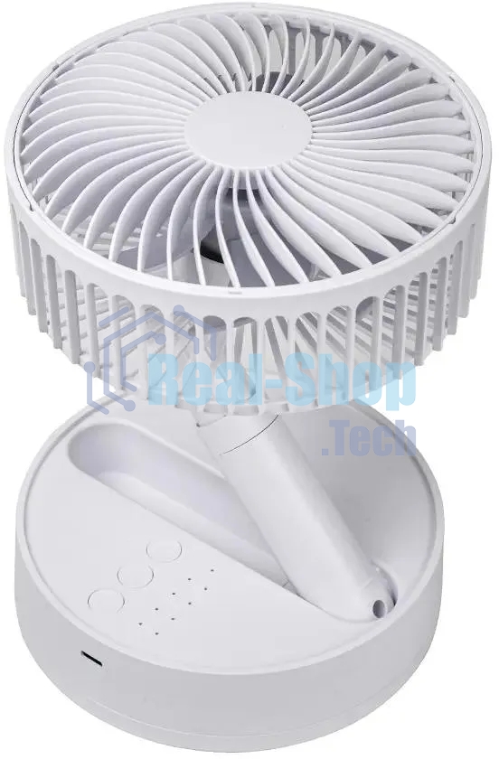 Вентилятор Centek CT-5043 белый, настольный, 8.5 Вт, 4 скорости, 15 см