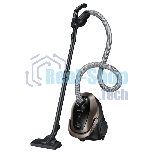 Пылесос Samsung VC20M2589JD/EV золотой/черный, 460/2000 Вт, уборка сухая, пылесборник мешок, 2,5 л