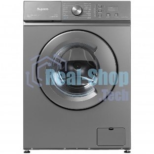 Стиральная машина Бирюса WM-SM510/10 M металлик, загрузка фронтальная 5 кг, 1000 об/мин, класс: А+++