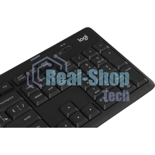 Комплект клавиатура+мышь Logitech MK295 беспроводной, USB, чёрный