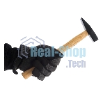 Молоток слесарный Sparta 102045 200 г, квадратный боек, деревянная рукоятка