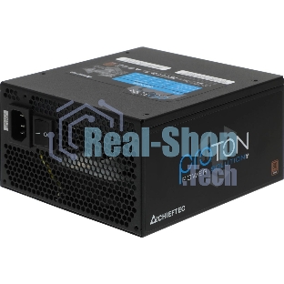 Блок питания Chieftec BDF-1000C, 1000Вт, 80 PLUS Bronze, 140мм, модульный, черный