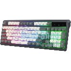 Клавиатура Oklick 731G проводная, USB Type-A, серый/белый