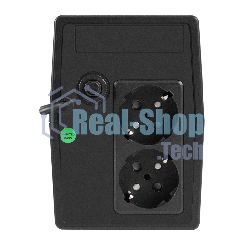 Источник бесперебойного питания ExeGate Smart LB-450.LCD.AVR.2SH (450VA/270W, LCD, AVR, 2*Schuko, батарея 12V 4.5Ah, Black)