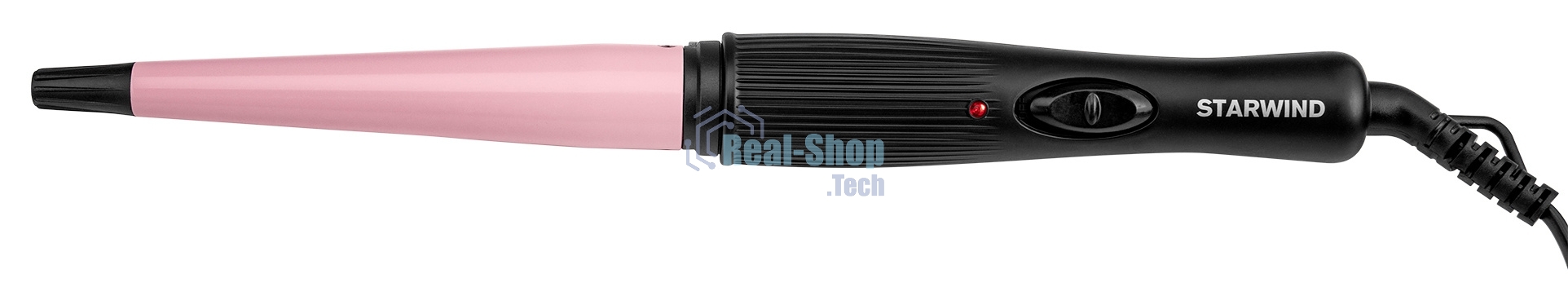 Щипцы для завивки волос Starwind SHS 7035 черный/фиолетовый, 13-19 мм, 200 °C, 1 режим