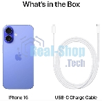 Смартфон Apple iPhone 16, 8/128Gb, ультрамарин