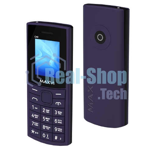 Мобильный телефон Maxvi C40 фиолетовый