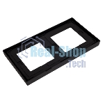 Рамка 2-м ArtGallery IP44 карбон SE GAL441002
