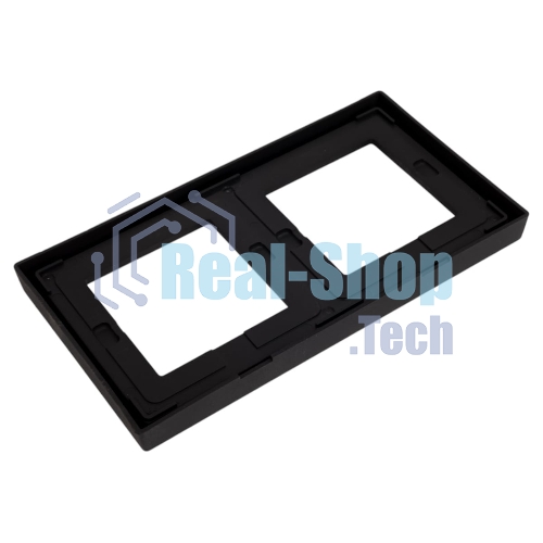 Рамка 2-м ArtGallery IP44 карбон SE GAL441002