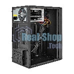 Компьютерный корпус Minitower ExeGate BAA-308UC-AAA400 (mATX, БП AAA400 с вент. 8см, 1хUSB/1хUSB 3.0/1хTypeC, HD Audio, черный)
