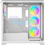 Компьютерный корпус Ocypus Gaммa C72 WH ARGB ATX/win/white/4 ARGB fans/no PSU/Tempered Glass