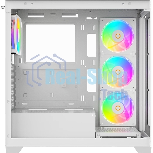 Компьютерный корпус Ocypus Gaммa C72 WH ARGB ATX/win/white/4 ARGB fans/no PSU/Tempered Glass