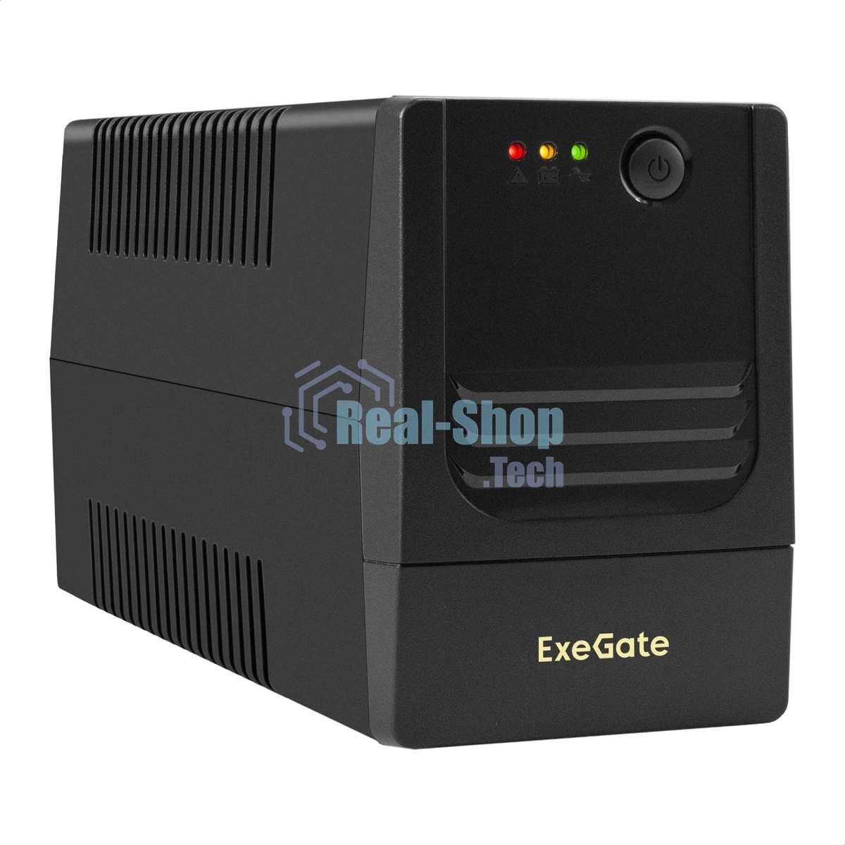 Источник бесперебойного питания ExeGate Power NB-1000.LED.AVR.4C13 (1000VA/650W, LED, AVR, 4*C13, батарея 12V 9Ah, черный)