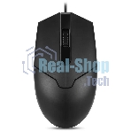 Мышь проводная SVEN RX-30 черный, 1000 dpi, USB, кнопки - 3
