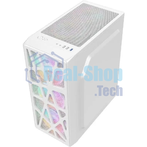 Компьютерный корпус Aerocool/Formula Mana белый без БП ATX 3x120мм 1xUSB 2.0 1xUSB 3.0 audio bott PSU