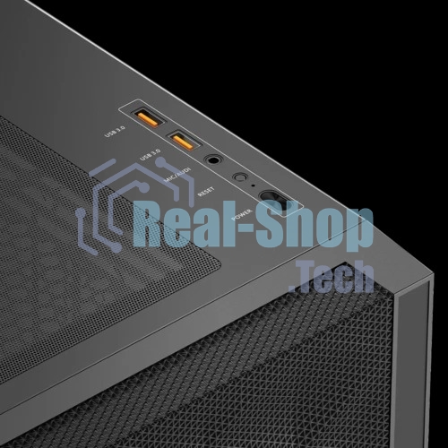 Компьютерный корпус без блока питания PCCooler C3D510 BK, Mesh Mid Tower, черный, TG, 0.7 SPCC, no fans E-ATX, ATX, mATX, mITX 170/390/205mm 2x2.5