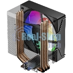 Кулер Cooler ID-Cooling SE-903-XT V2 ARGb LGA1851/1700/1200/115X/AM5/AM4 (TDP 150W, PWM, 3 тепл.трубки прямого контакта, FAN 100мм, Addressable RGb LED) RET