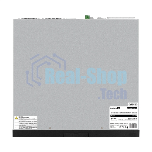 Источник бесперебойного питания On-line ExeGate PowerExpert ULS-575-10kVA.LCD.AVR.T.USB.RS232.SNMP.2U 10000VA/10000W, On-Line, PF=1, LCD, клеммы, RS232, USB, SNMP-slot, EPO, батареи внешние 192В/240В суммарной емкостью до 400Ah, Rackmount 2U/Tower, металлический корпус, черный