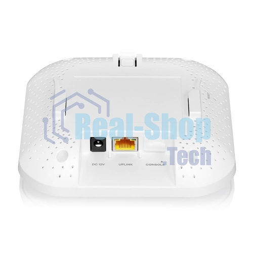 Точка доступа Zyxel NebulaFlex NWA50AX PRO, WiFi 6, 802.11a/b/g/n/ac/ax (2,4 и 5 ГГц), MU-MIMO, антенны 3x3, до 575+2400 Мбит/с, 1xLAN 2.5GE, PoE, без поддержки Captive portal и WPA-Enterprise, защита от 4G/5G, БП в комплекте