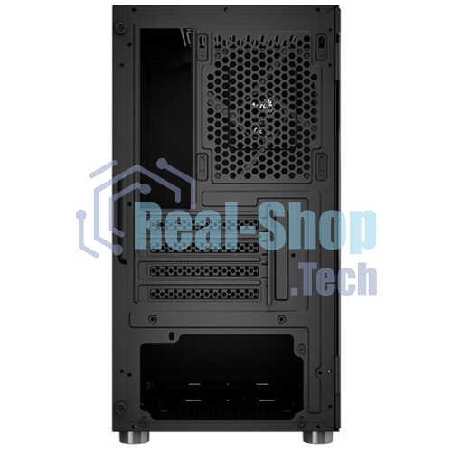 Компьютерный корпус Aerocool/Formula CS-111-G-BK-v1 (mATX, 0.5мм, стекло, USB 3.0 x1, USB 2.0 x2, 1x 12cm Black Fan)