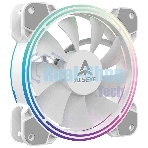Вентилятор для корпуса Alseye Halo 4.0-W kit (3шт.) белый, 120 мм, 1300 об/мин, 24.8 дБ, 4 pin